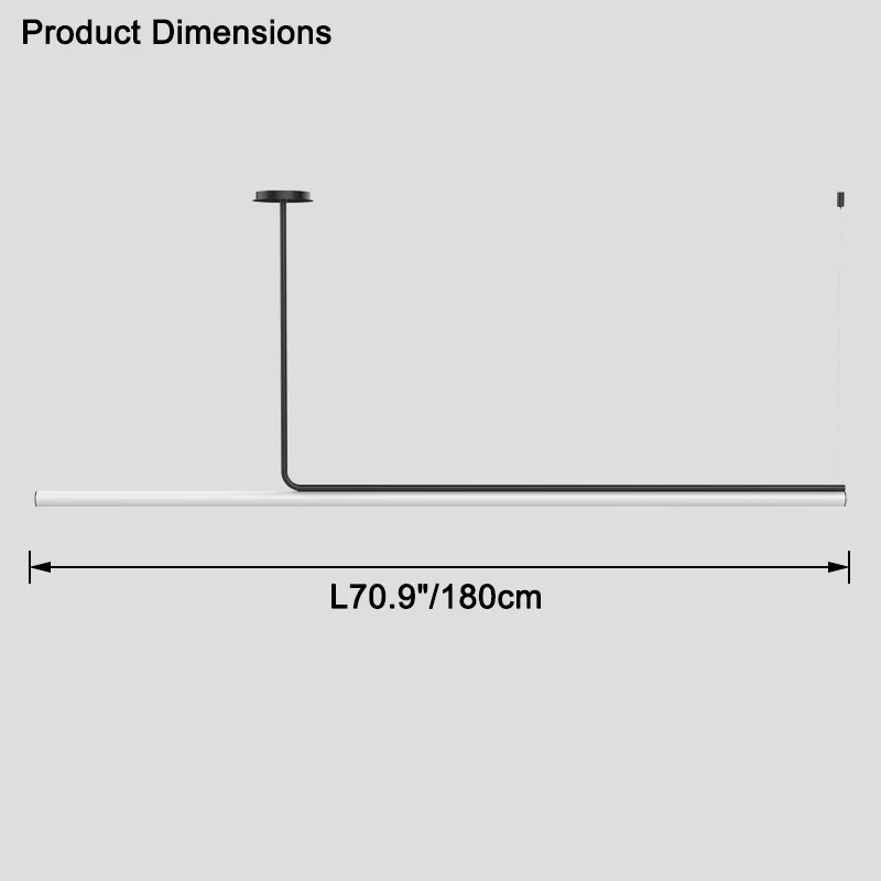 WOMO Linear Led Pendant Light-WM2526 - Image 15