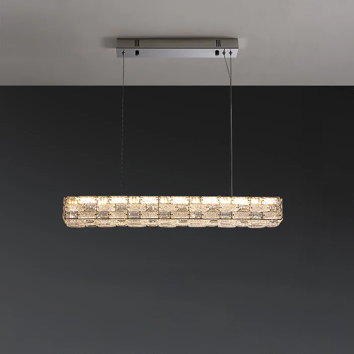 WOMO Linear Rectangular Crystal Chandelier-WM3029 - Image 8