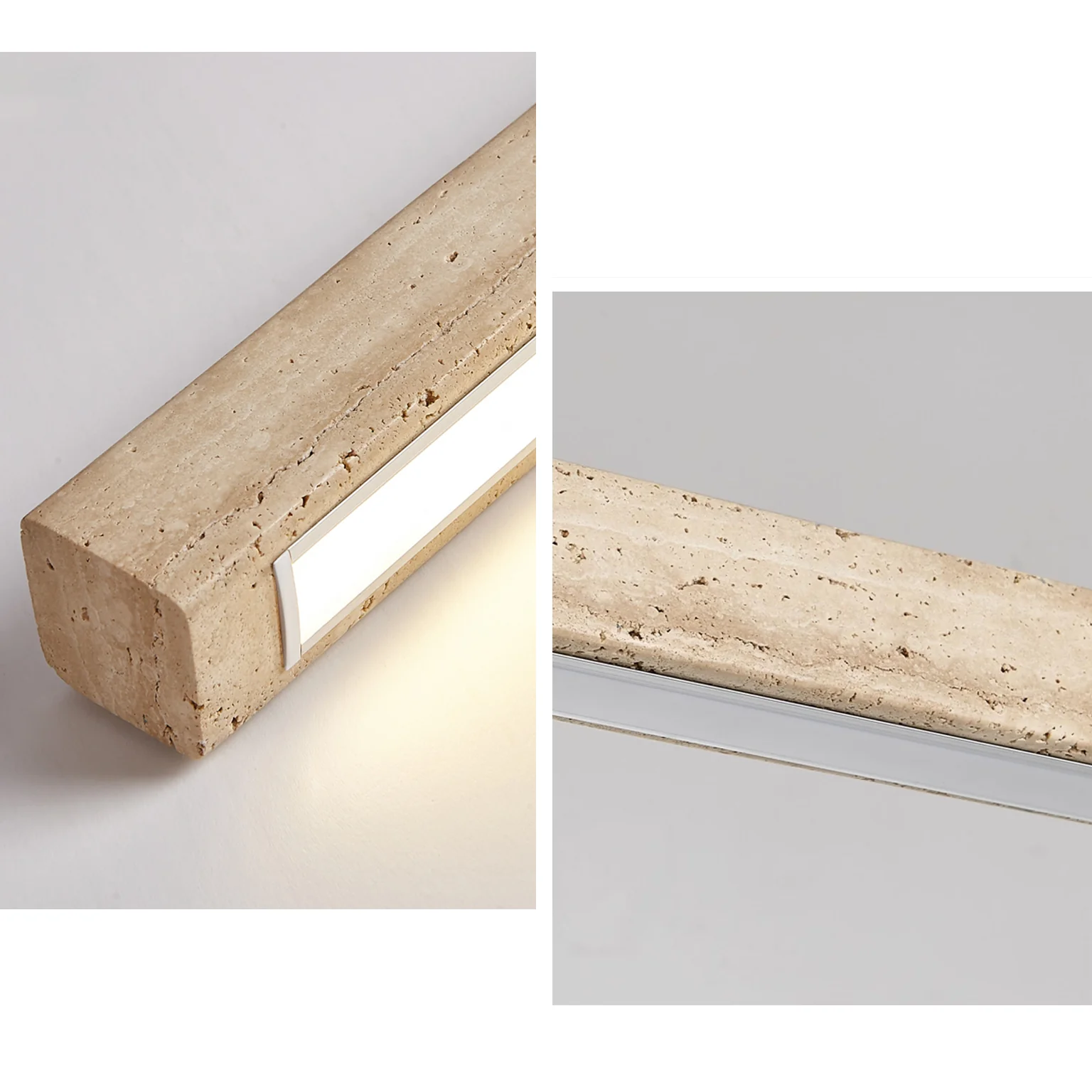 WOMO Linear Travertine Pendant Light-WM3086 - Image 6