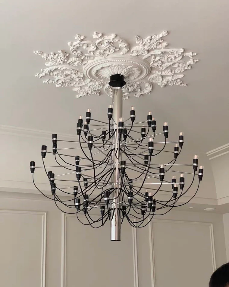 WOMO Tiered Modern Candle Chandelier-WM2203 - Image 15