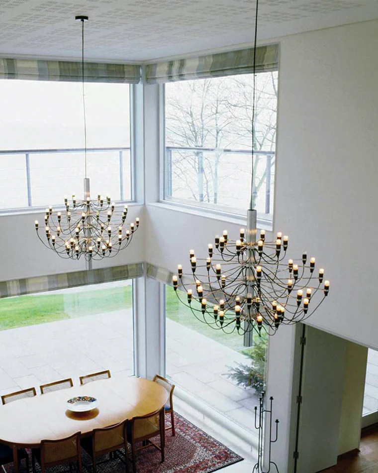 WOMO Tiered Modern Candle Chandelier-WM2203 - Image 2