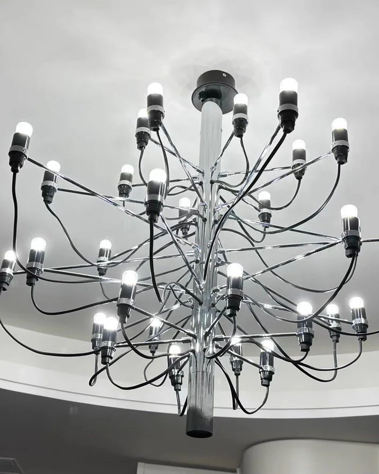 WOMO Tiered Modern Candle Chandelier-WM2203 - Image 20