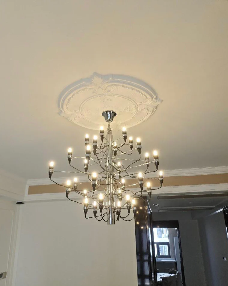 WOMO Tiered Modern Candle Chandelier-WM2203 - Image 24