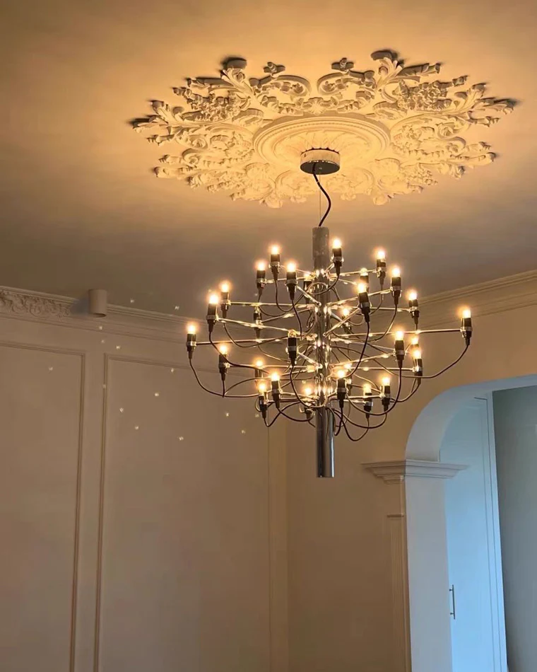 WOMO Tiered Modern Candle Chandelier-WM2203 - Image 26