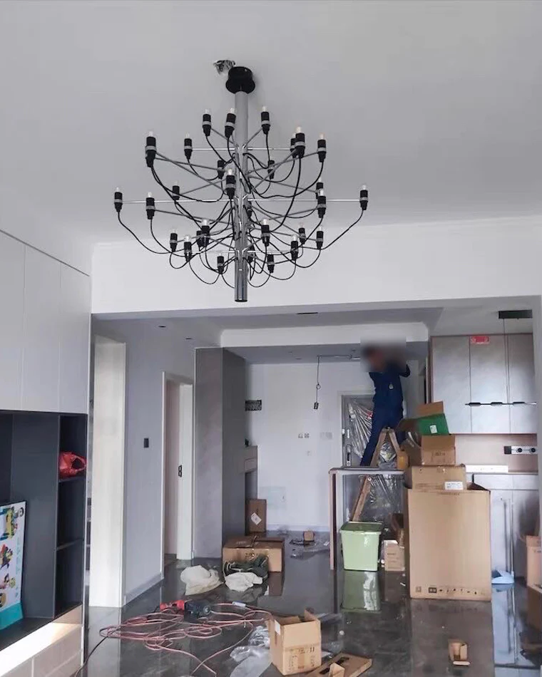 WOMO Tiered Modern Candle Chandelier-WM2203 - Image 27