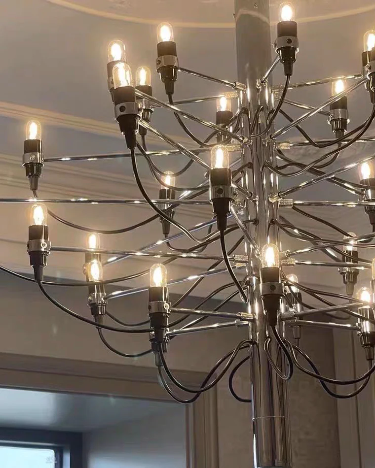WOMO Tiered Modern Candle Chandelier-WM2203 - Image 34