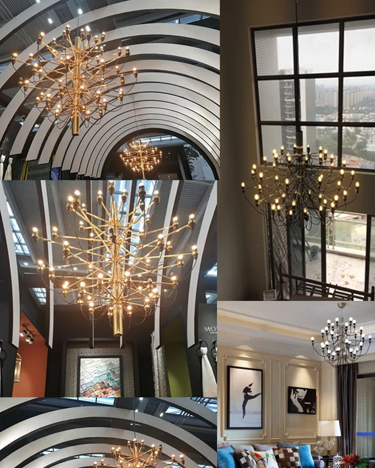 WOMO Tiered Modern Candle Chandelier-WM2203 - Image 42