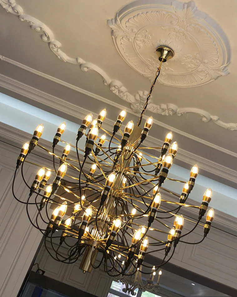 WOMO Tiered Modern Candle Chandelier-WM2203 - Image 52