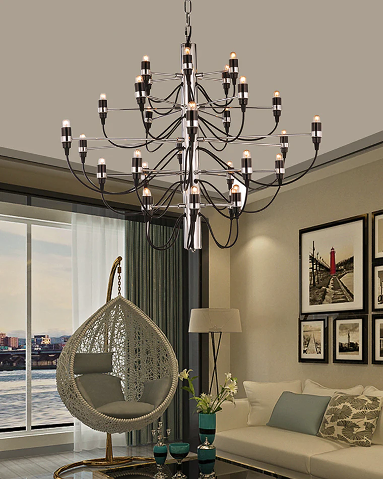 WOMO Tiered Modern Candle Chandelier-WM2203 - Image 54