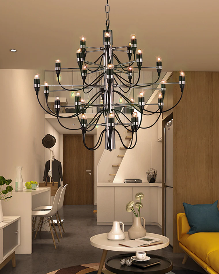 WOMO Tiered Modern Candle Chandelier-WM2203 - Image 56