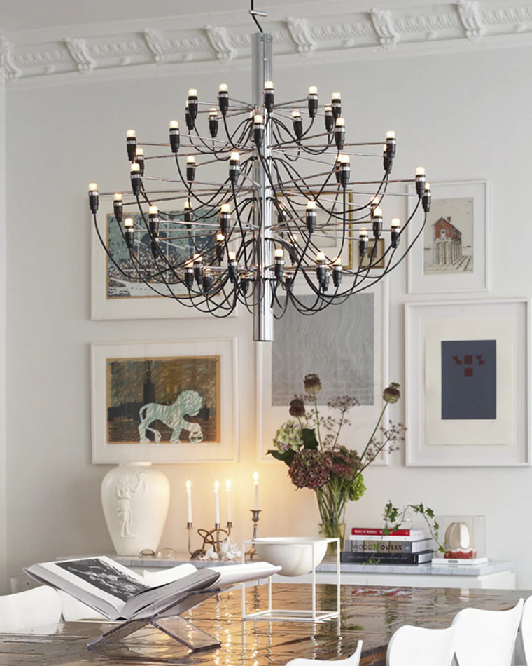 WOMO Tiered Modern Candle Chandelier-WM2203 - Image 6