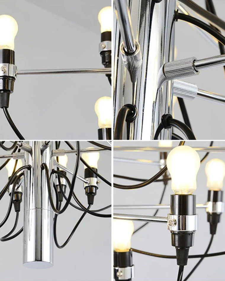 WOMO Tiered Modern Candle Chandelier-WM2203 - Image 62