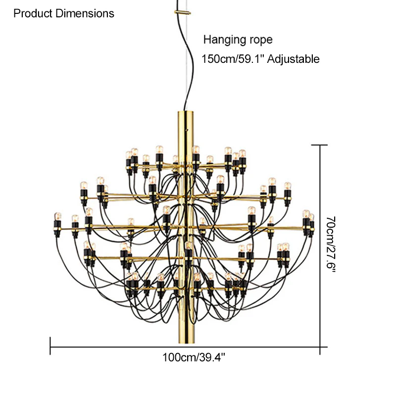 WOMO Tiered Modern Candle Chandelier-WM2203 - Image 76