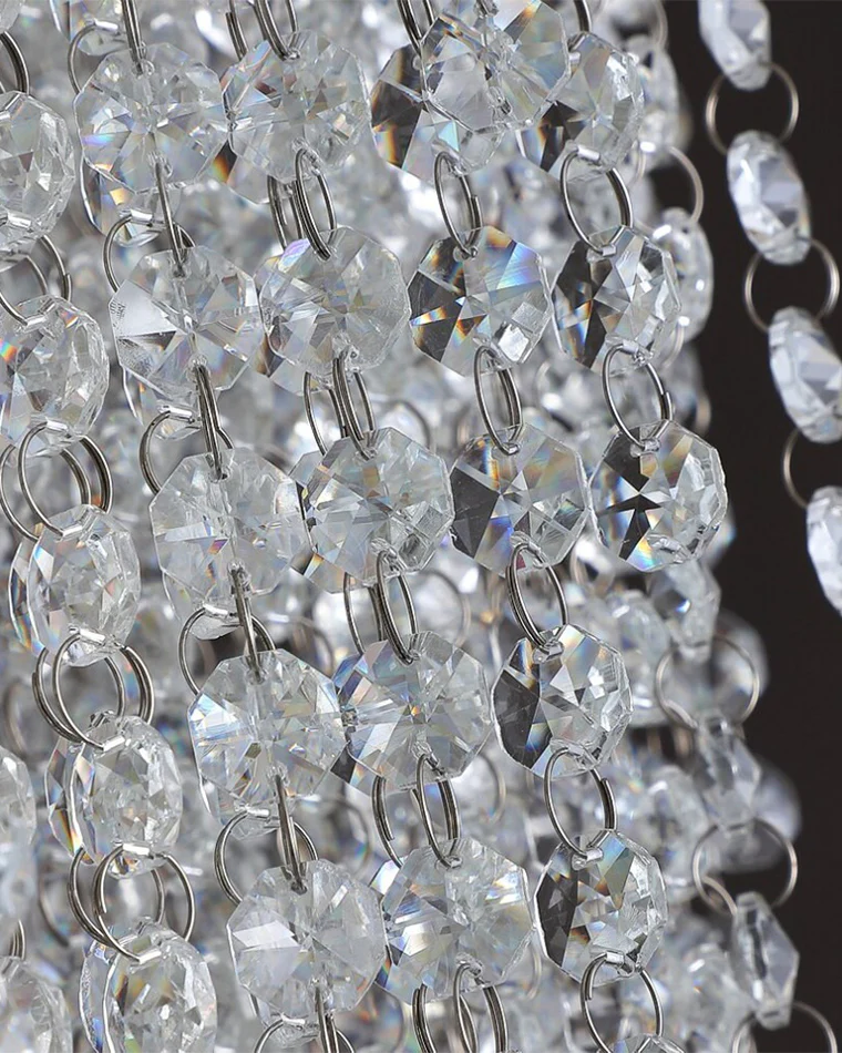 WOMO Cascading Crystal Foyer Chandelier-WM2750 - Image 17