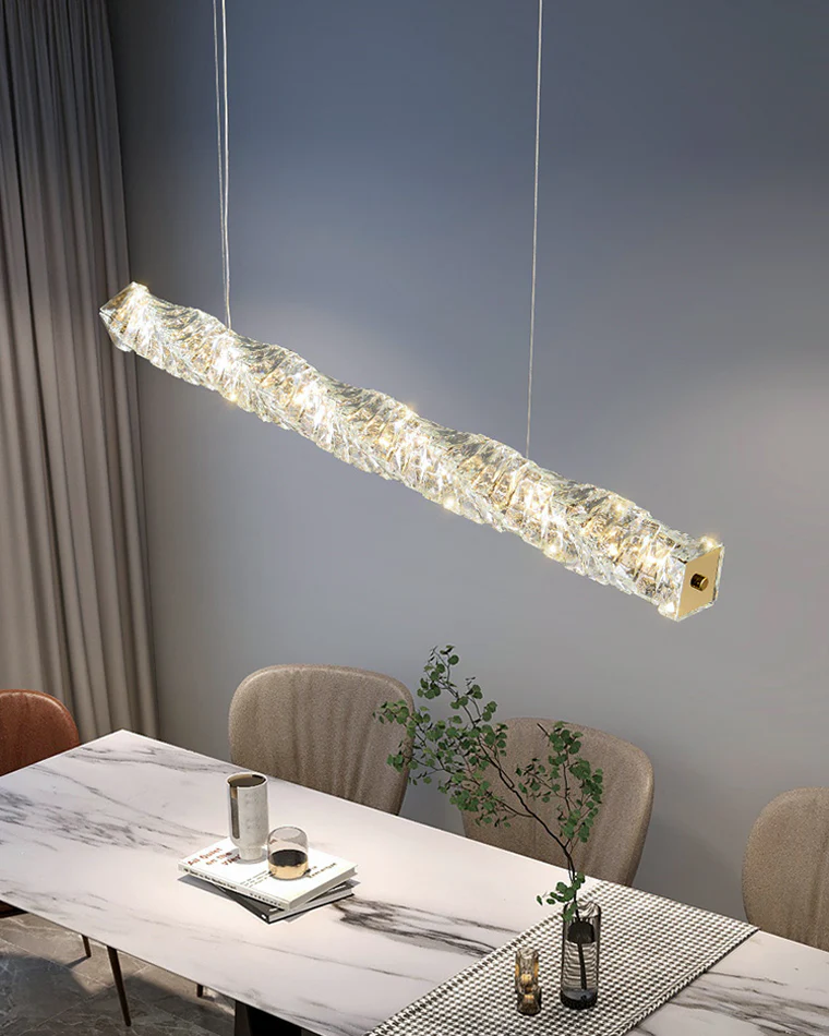 WOMO Twist Linear Crystal Chandelier-WM2193 - Image 10