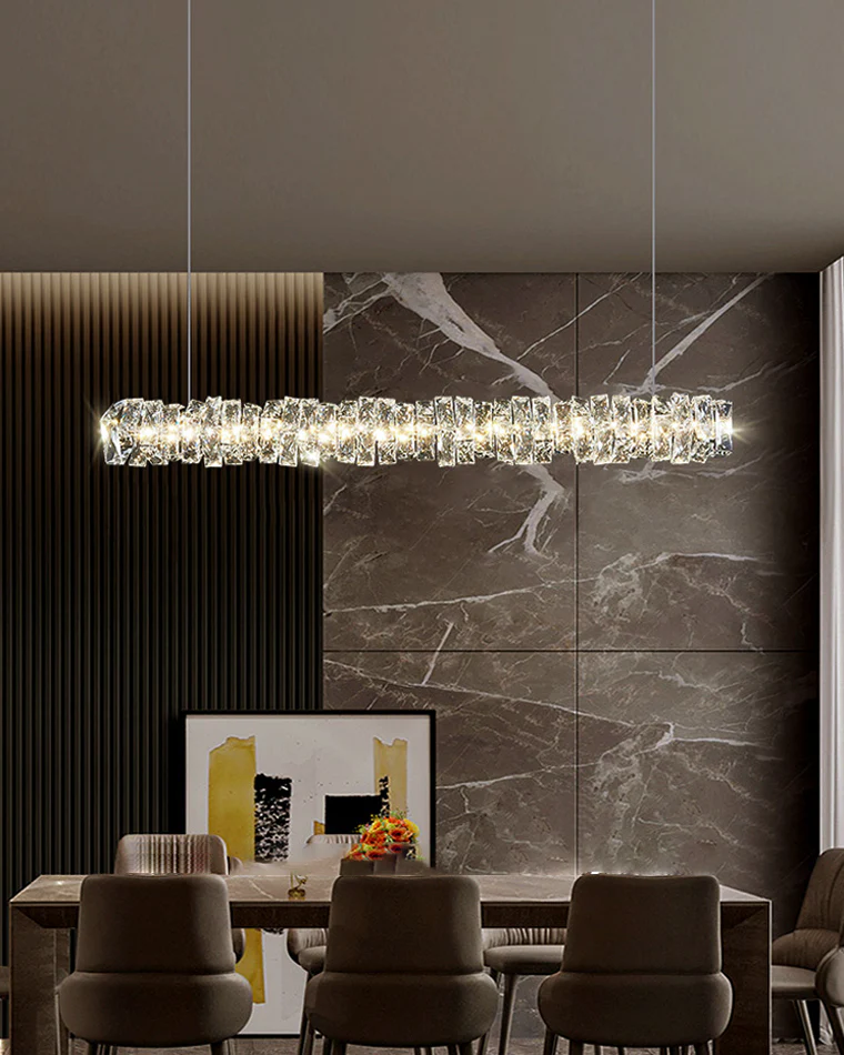 WOMO Twist Linear Crystal Chandelier-WM2193 - Image 11