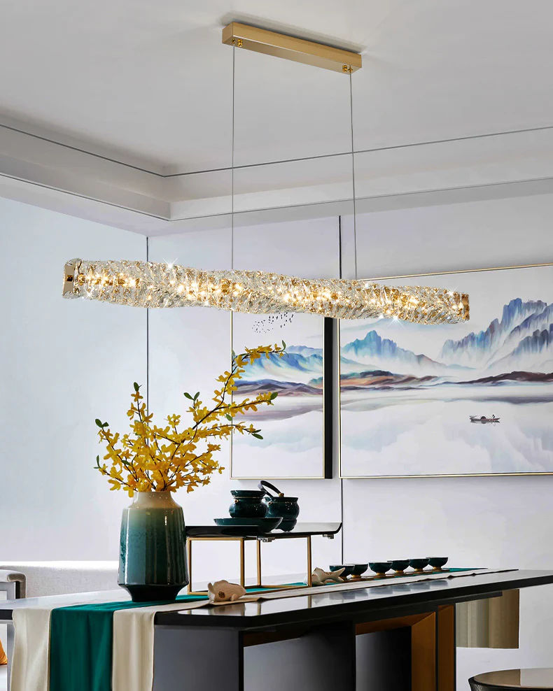 WOMO Twist Linear Crystal Chandelier-WM2193 - Image 13