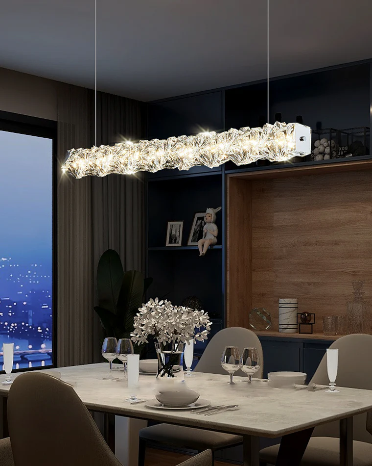 WOMO Twist Linear Crystal Chandelier-WM2193 - Image 15