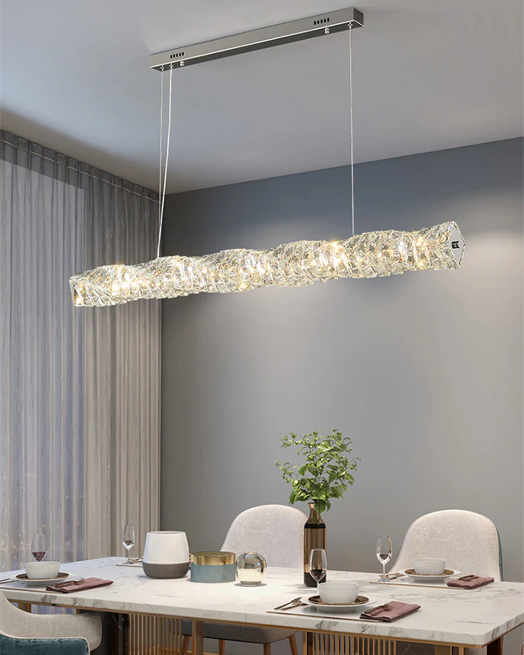 WOMO Twist Linear Crystal Chandelier-WM2193 - Image 20
