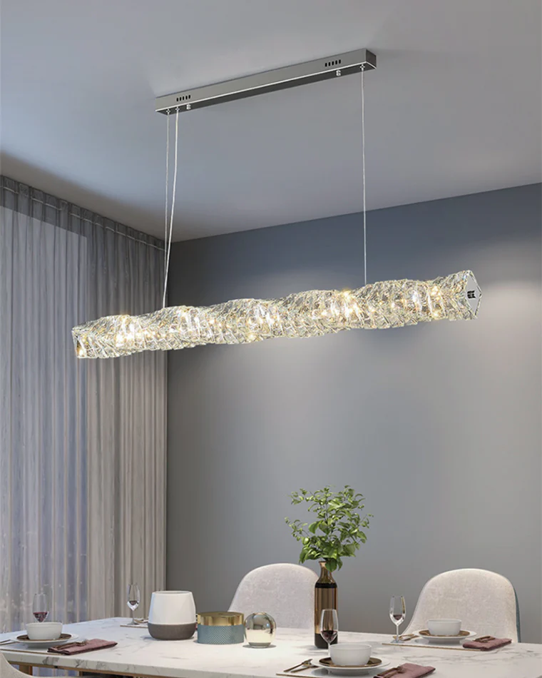 WOMO Twist Linear Crystal Chandelier-WM2193 - Image 25