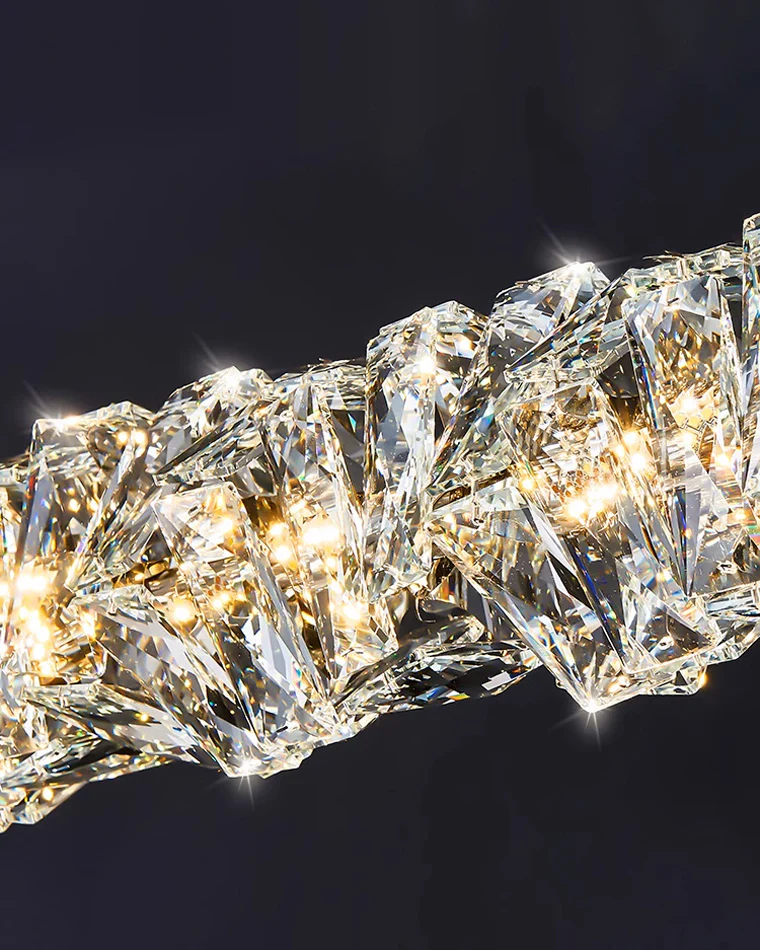 WOMO Twist Linear Crystal Chandelier-WM2193 - Image 29
