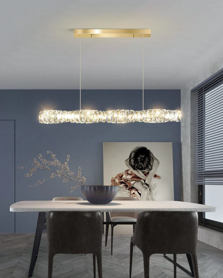 WOMO Twist Linear Crystal Chandelier-WM2193 - Image 3