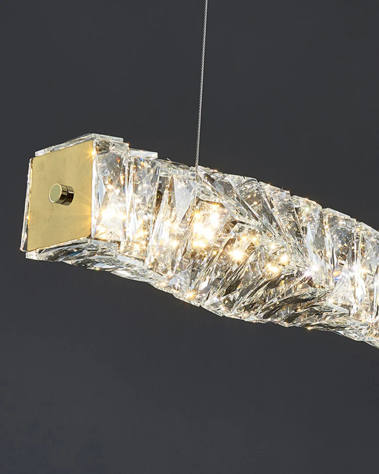 WOMO Twist Linear Crystal Chandelier-WM2193 - Image 32