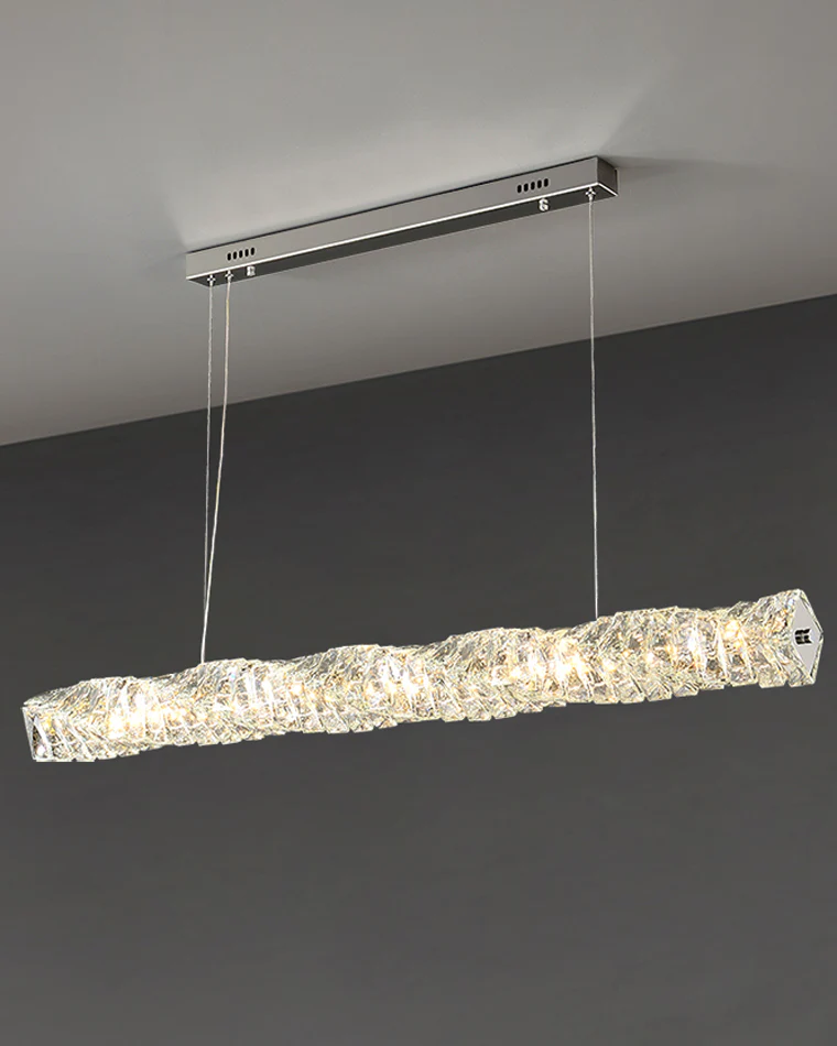 WOMO Twist Linear Crystal Chandelier-WM2193 - Image 36