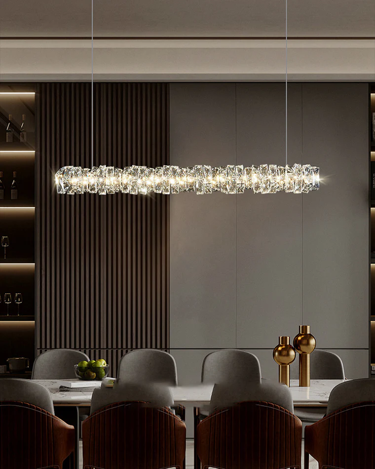 WOMO Twist Linear Crystal Chandelier-WM2193 - Image 4