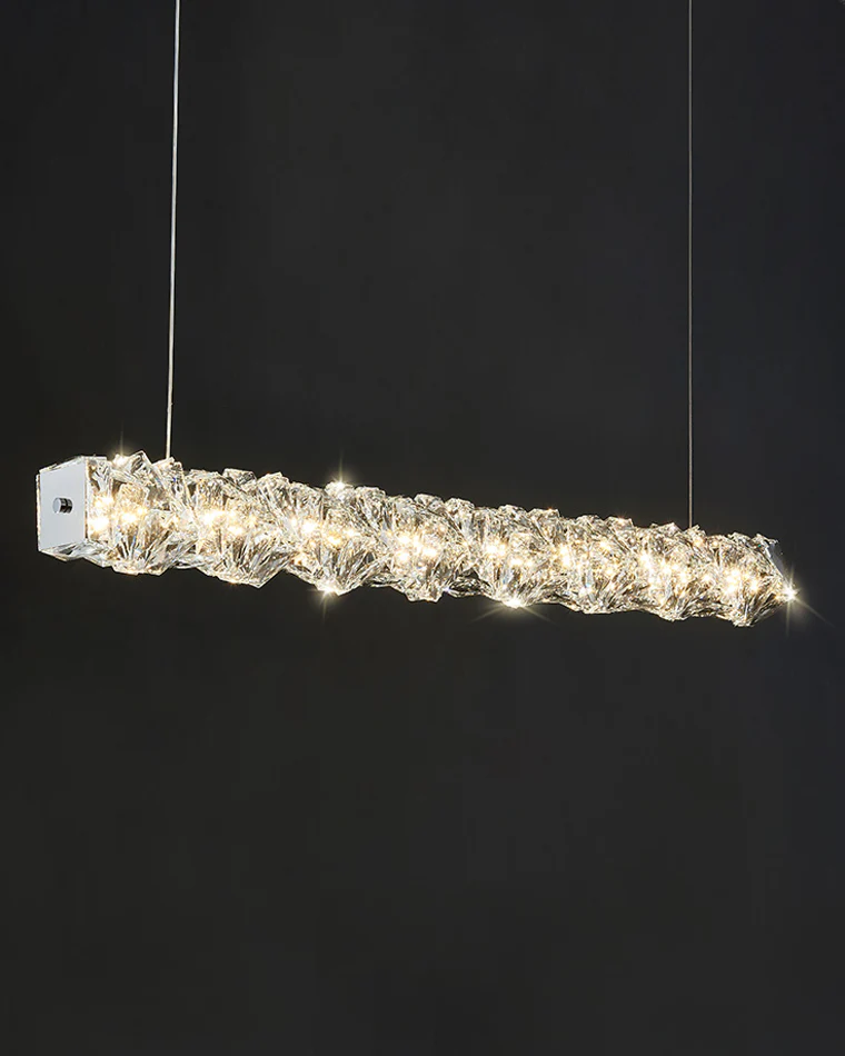 WOMO Twist Linear Crystal Chandelier-WM2193 - Image 40