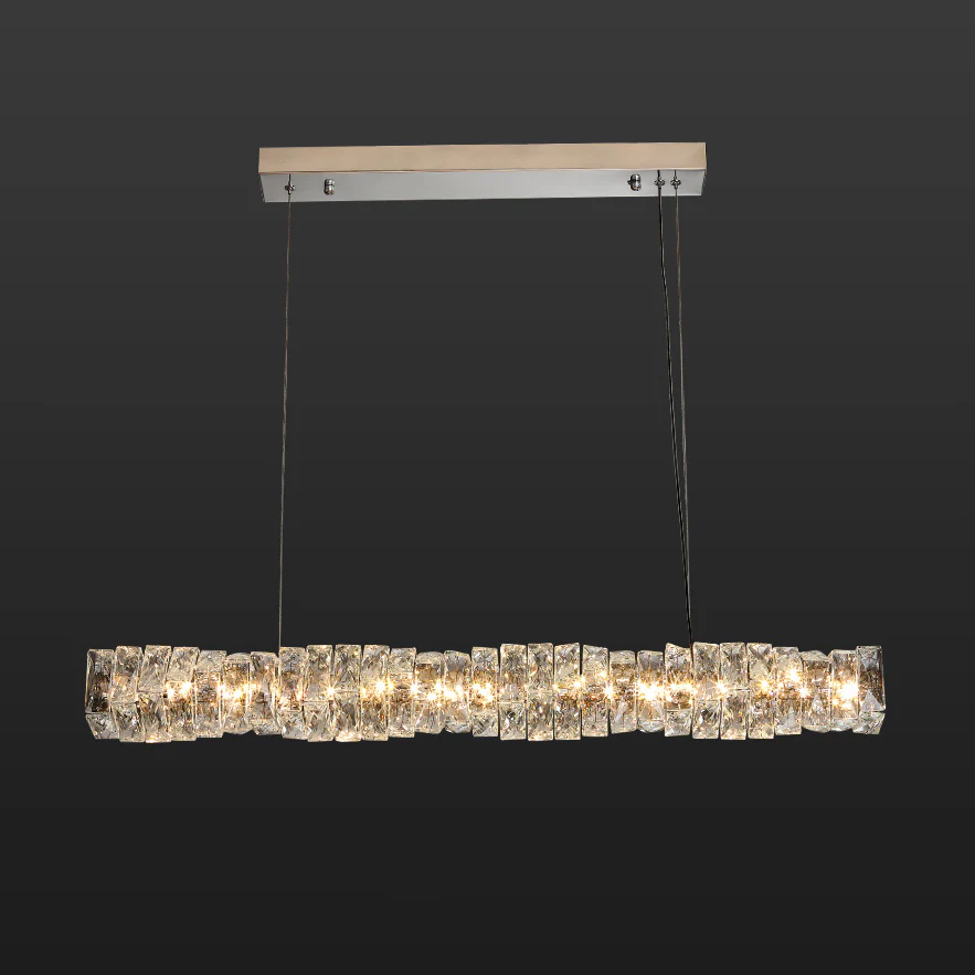 WOMO Twist Linear Crystal Chandelier-WM2193 - Image 42