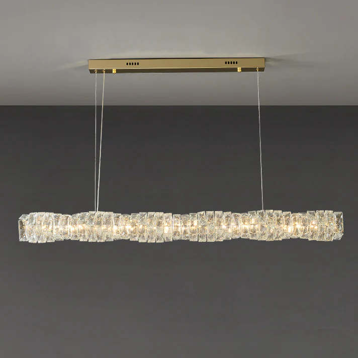 WOMO Twist Linear Crystal Chandelier-WM2193 - Image 45