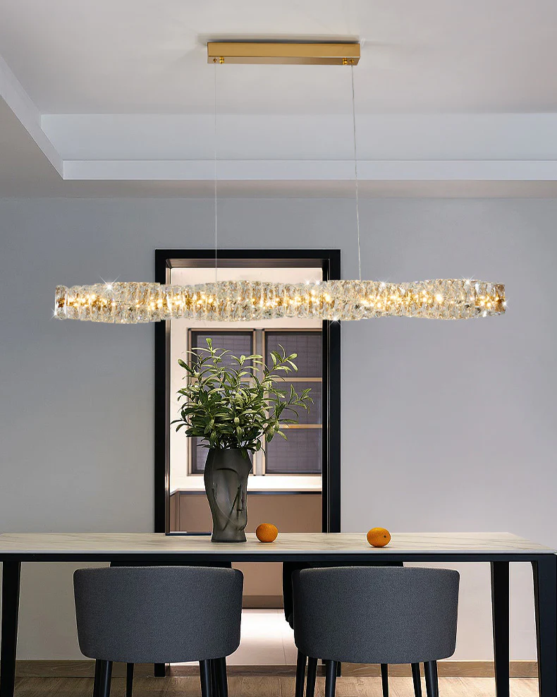 WOMO Twist Linear Crystal Chandelier-WM2193 - Image 6