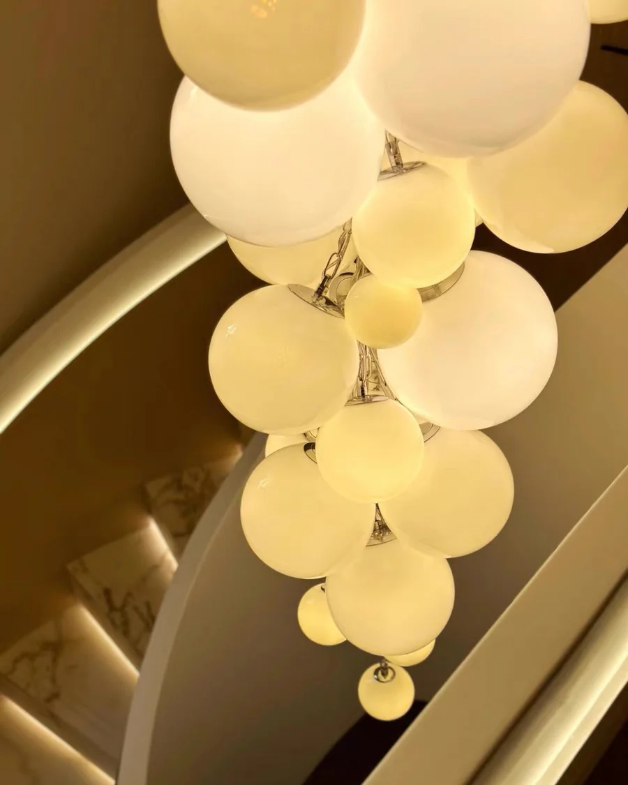 WOMO Long Glass Bubble Chandelier-WM2574 - Image 15