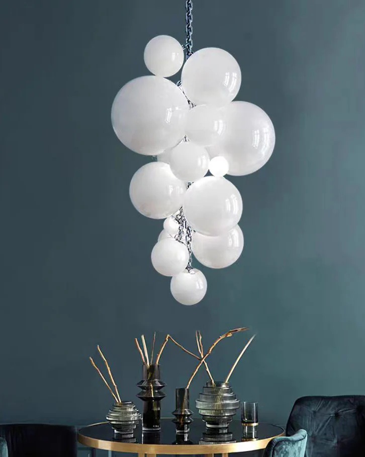 WOMO Long Glass Bubble Chandelier-WM2574 - Image 3