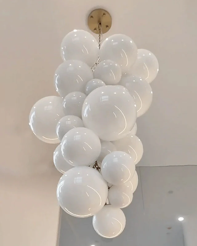 WOMO Long Glass Bubble Chandelier-WM2574 - Image 8
