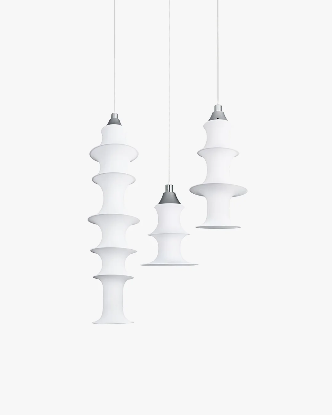 WOMO Long Lantern Silk Pendant Light-WM2600