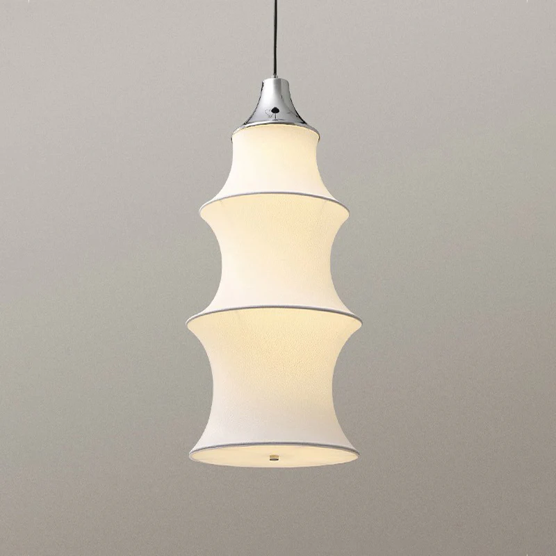 WOMO Long Lantern Silk Pendant Light-WM2600 - Image 19