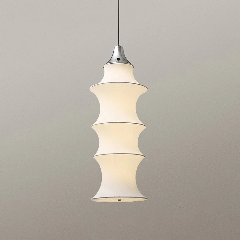 WOMO Long Lantern Silk Pendant Light-WM2600 - Image 23