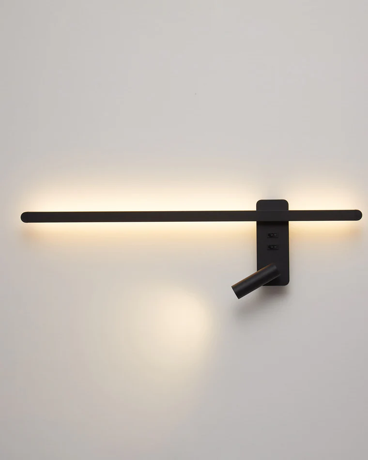 WOMO Switchable Long Linear Wall Sconce with Spotlight-WM6068 - Image 15