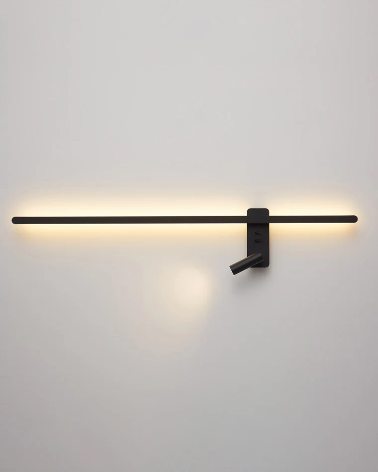 WOMO Switchable Long Linear Wall Sconce with Spotlight-WM6068 - Image 31