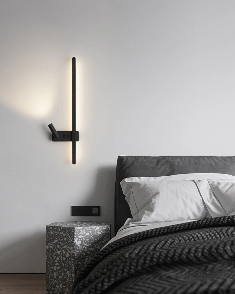 WOMO Switchable Long Linear Wall Sconce with Spotlight-WM6068 - Image 5