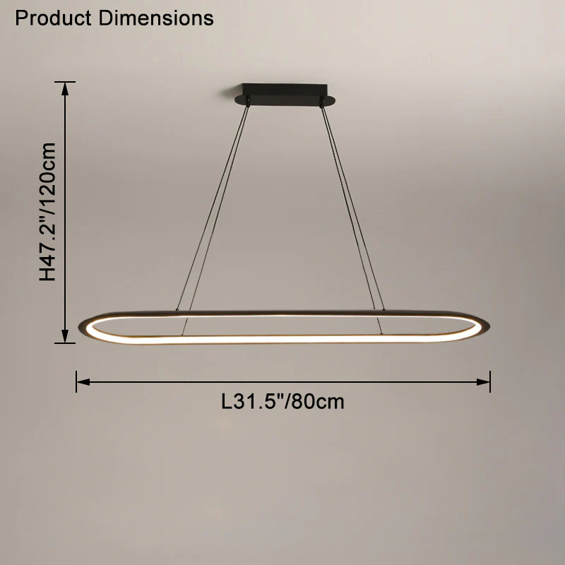 WOMO Long Oval Chandelier-WM2465 - Image 14