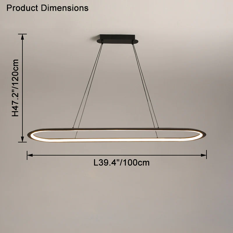 WOMO Long Oval Chandelier-WM2465 - Image 16