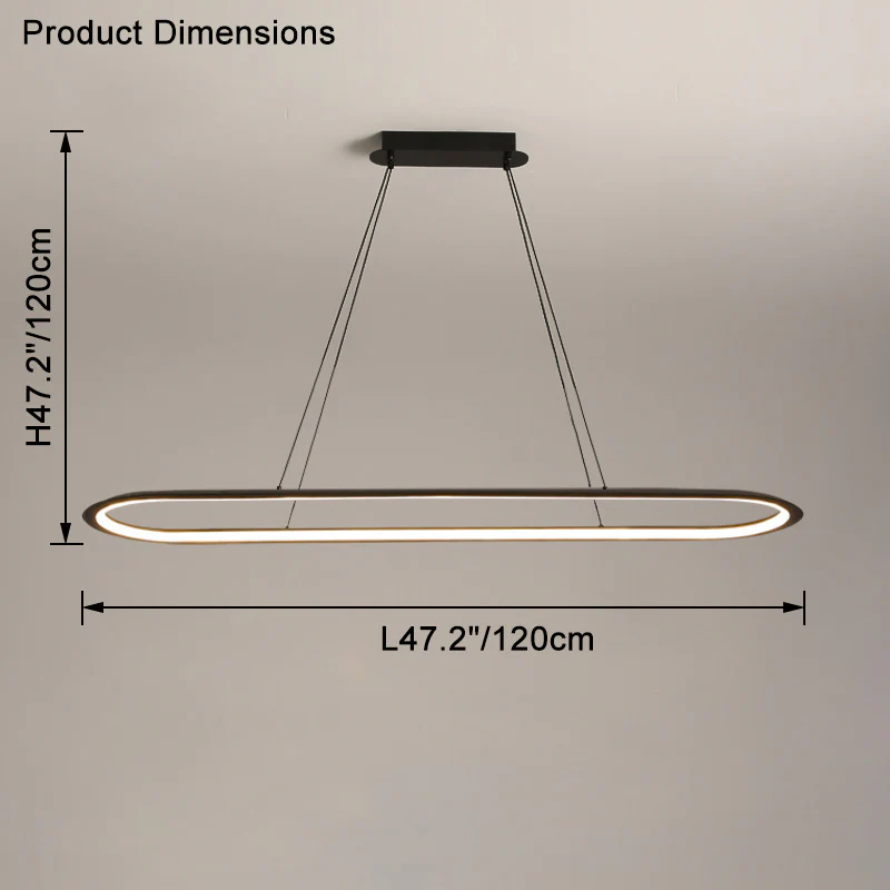 WOMO Long Oval Chandelier-WM2465 - Image 18