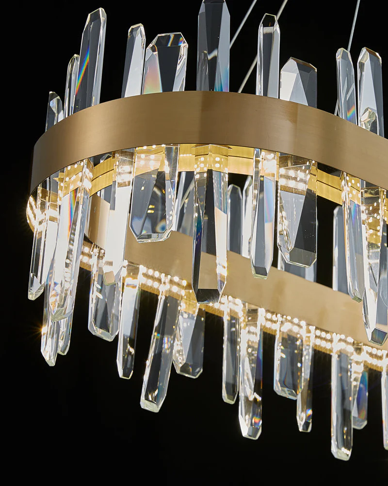 WOMO Long Oval Crystal Chandelier-WM2485c - Image 11