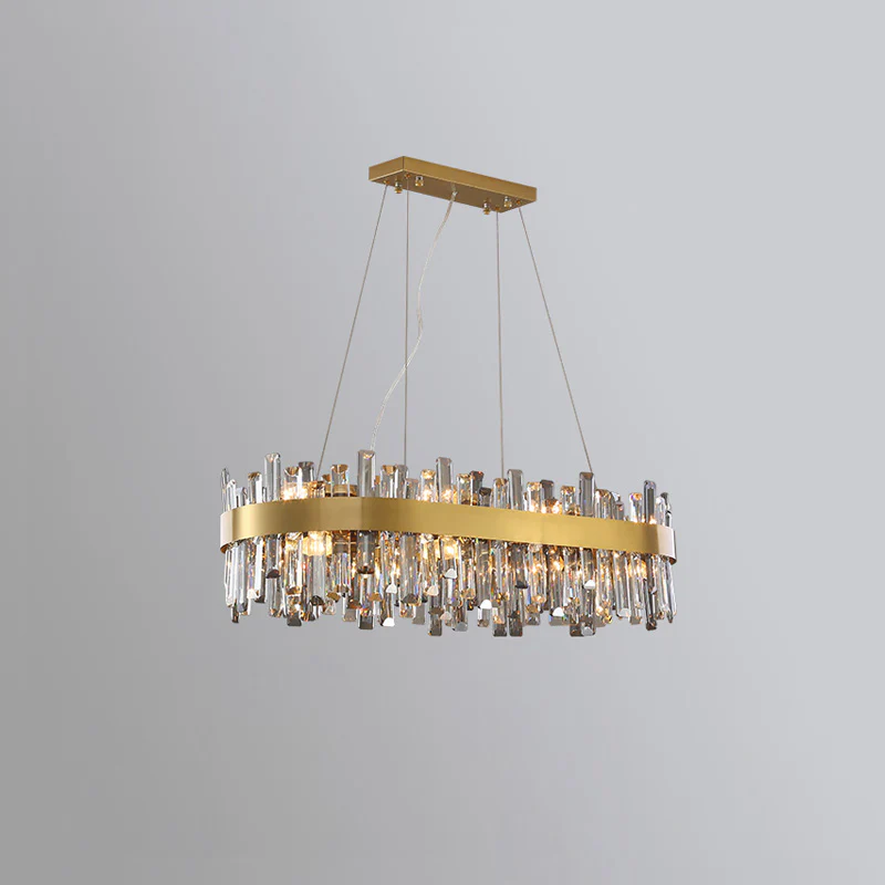 WOMO Long Oval Crystal Chandelier-WM2486 - Image 12