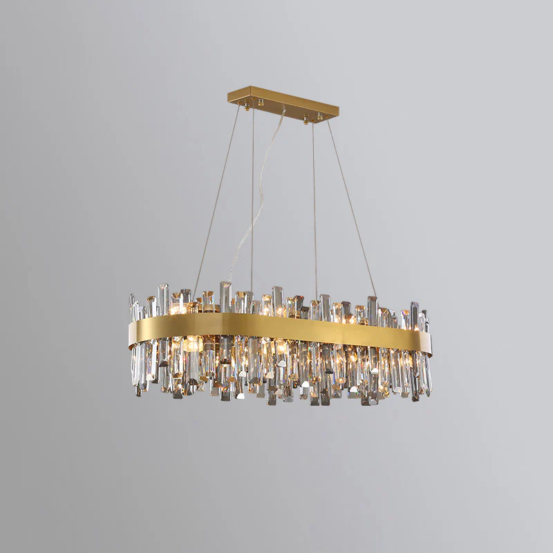 WOMO Long Oval Crystal Chandelier-WM2486 - Image 14