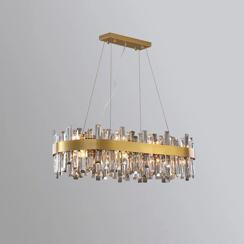 WOMO Long Oval Crystal Chandelier-WM2486 - Image 16
