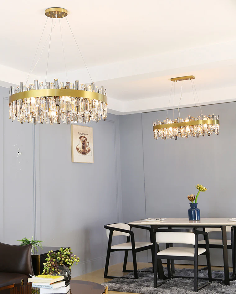 WOMO Round Crystal Chandelier-WM2487 - Image 2